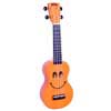 soprano ukulele, orange, with bag