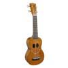 soprano ukulele, transparent brown, with bag