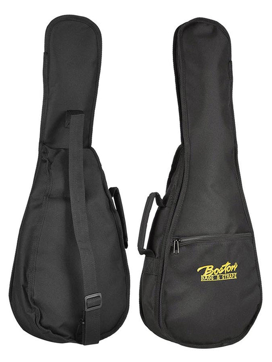 Boston - UKC-06 - Gig Bag For Concert Ukulele, 6mm Padding, Nylon, 1 Strap, Accessory Pocket