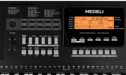 keyboard, 61 touch sensitive keys, 2 x 35 watt