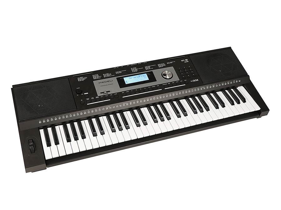 keyboard, 61 touch sensitive keys, 2 x 3 watt