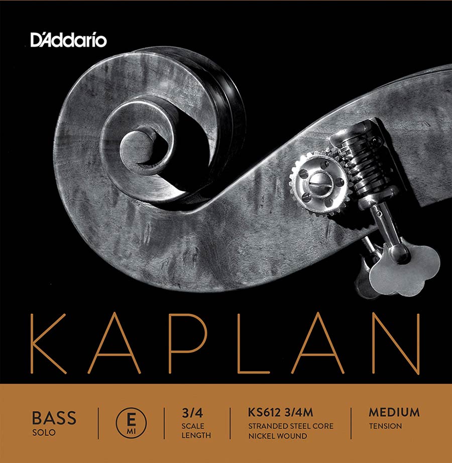 D'Addario KS612-34M Contrabassnaar E-2 Medium stranded steel Nikkel Omwonden solo