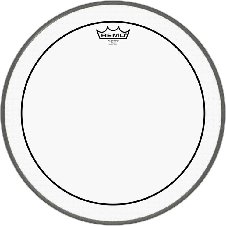 Remo - PS-1318-00 - 18" Pinstripe Clear Bass Drum Head