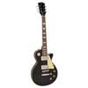 LP Std. style electric guitar, basswood body, set neck, black