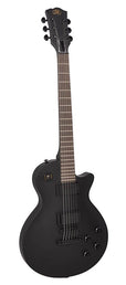 LP Studio style electric guitar, basswood body, set neck, satin black