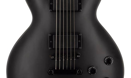 LP Studio style electric guitar, basswood body, set neck, satin black