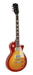 LP Std. style electric guitar, mahagony body with maple top, set neck, cherry sunburst