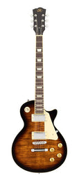 LP Std. style electric guitar, mahagony body, flamed maple top, set neck, tobacco sunburst