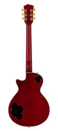 LP Custom style electric guitar, mahagony body, plain maple top, set neck, cherry sunburst