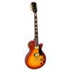 LP Custom style electric guitar, mahagony body, plain maple top, set neck, cherry sunburst