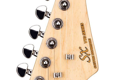 ASH Series Teaser style electric guitar, American swamp ash, maple fb, natural