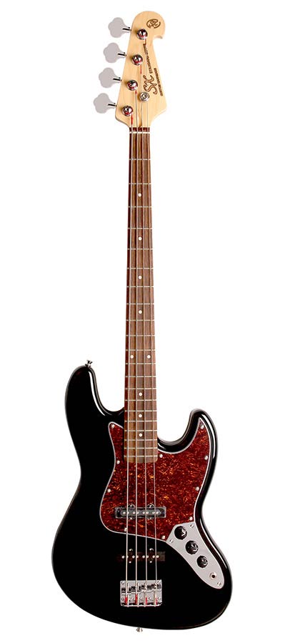 SX BD1/BK J-Style elektrische basgitaar met twee elementen