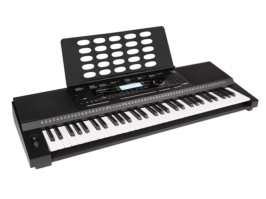 keyboard, 61 touch sensitive keys, 2 x 10 watt