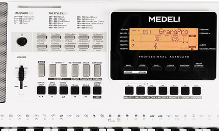 keyboard, 61 touch sensitive keys, 2 x 35 watt - white