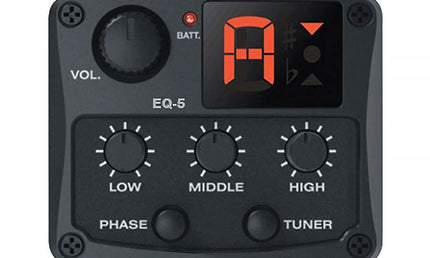 Richwood - EQ-5 - active 3-band guitar pickup/preamp/tuner system