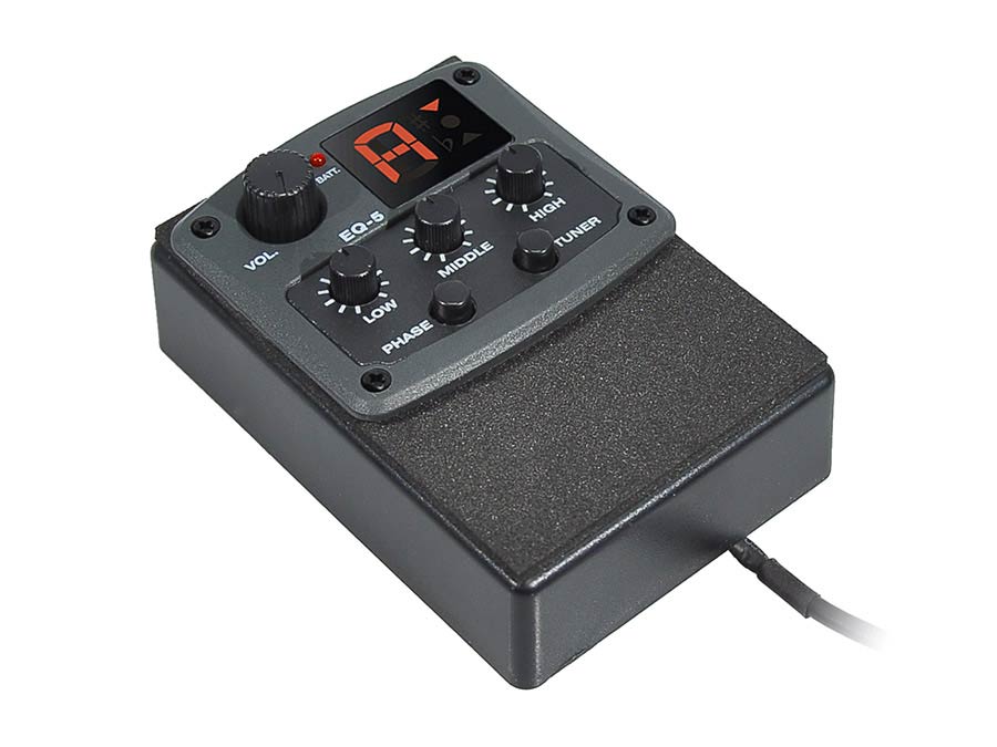 Richwood - Eq-5 - Active 3-Band Guitar Pickup/Preamp/Tuner System