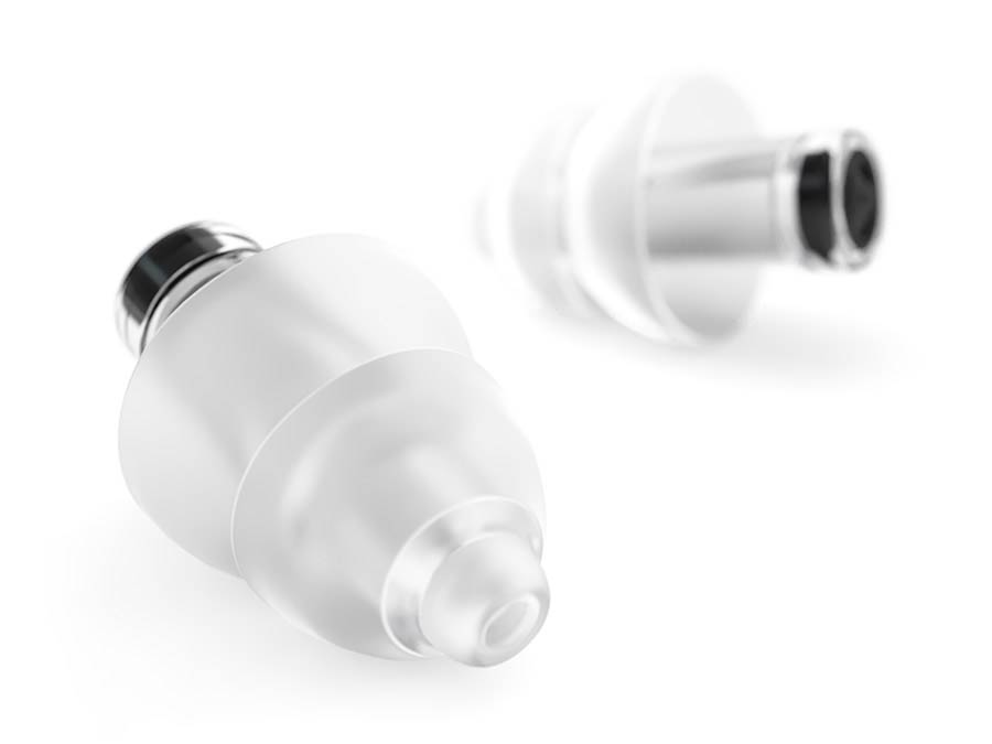 PartyPlug Pro earplugs, transparent