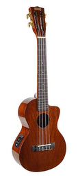 tenor ukulele, cutaway, 1V+1T (B-Band), vintage natural, with padded bag & strap