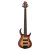 alder + solid maple 5-string bass guitar brown