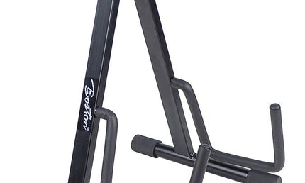 Boston - GS-283-A - Semi-foldable Stand, A-model With Lock, Metal, Black, For Acoustic Guitar