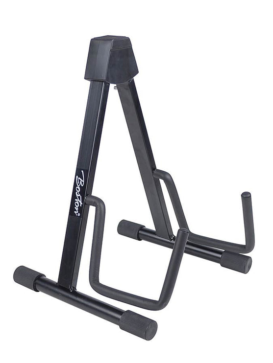 Boston - GS-283-A - Semi-foldable Stand, A-model With Lock, Metal, Black, For Acoustic Guitar