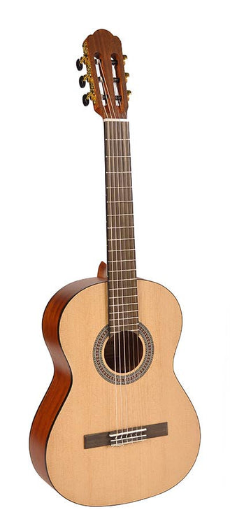 classic guitar, spruce top, sapele b&s, Savarez strings, satin finish, 3/4 junior model, 580 mm