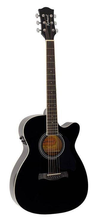 Richwood - RA-12-CEBK - acoustic guitar – Heads, Black