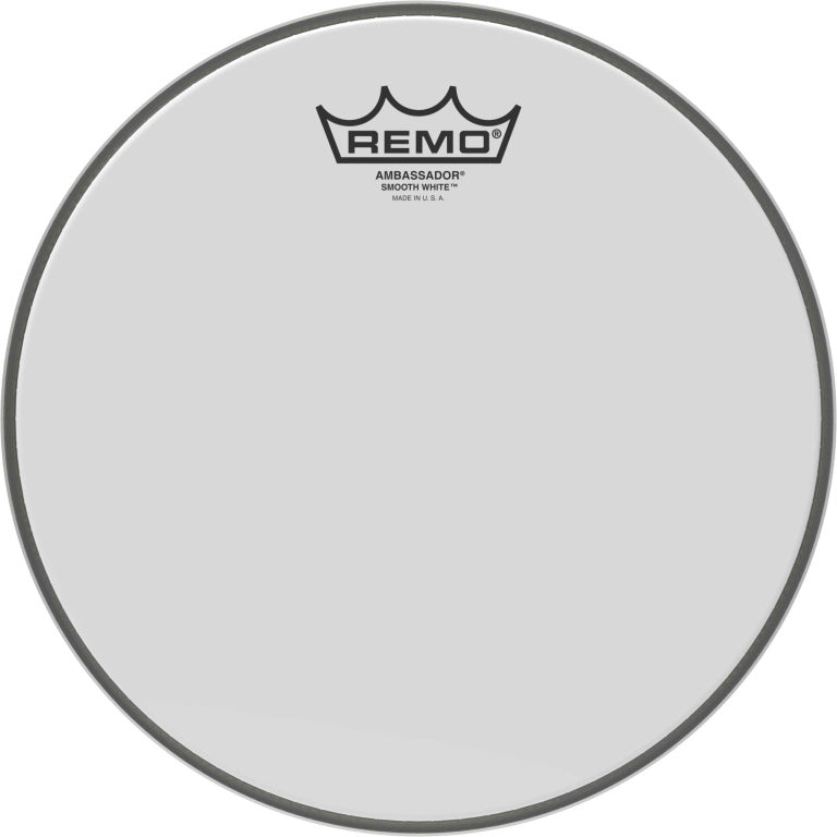 Remo - BA-0210-00 - 10" Ambassador Smooth White tom/ Snare head