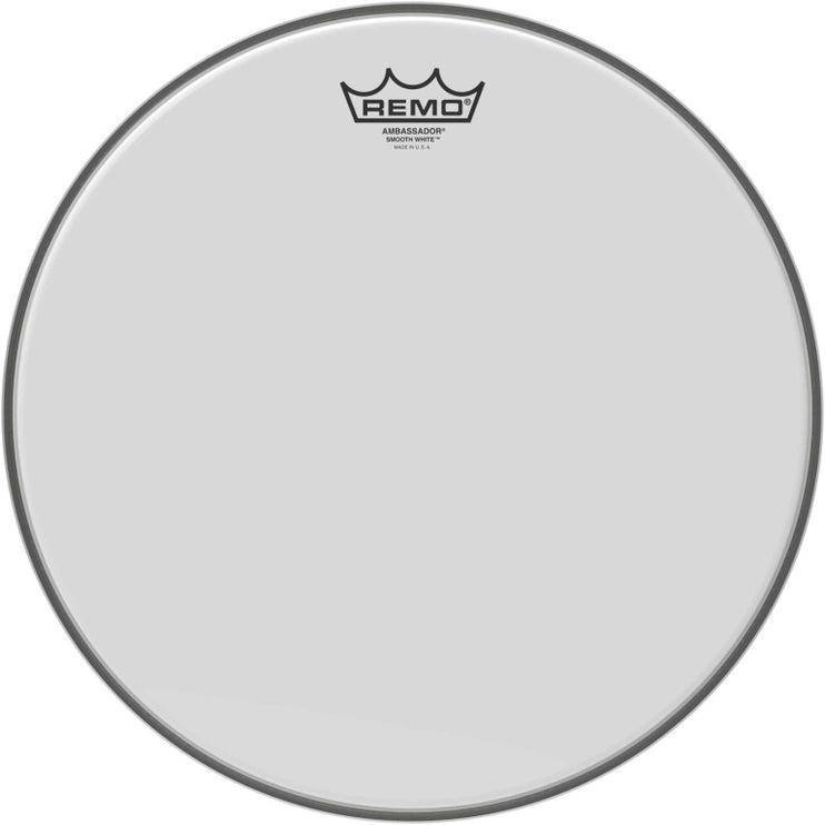 Remo - BA-0214-00 - 14" Ambassador Smooth White Tom/ Snare/ Floortom head