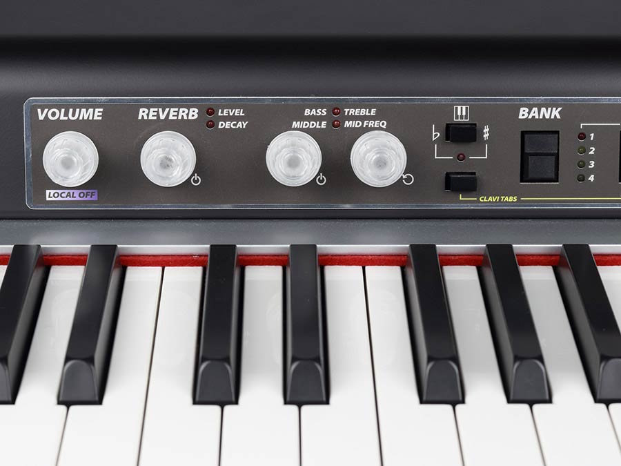 virtual modeling electronic piano SEVEN, 73 keys, with legs and sustain pedal