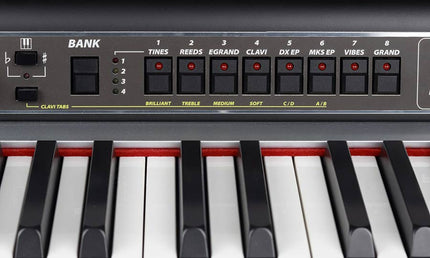 virtual modeling electronic piano SEVEN, 73 keys, with legs and sustain pedal