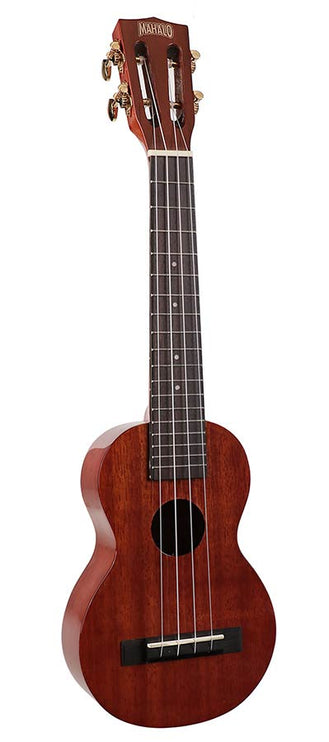 soprano ukulele, concert scale neck, vintage natural, with bag