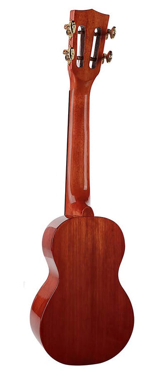 soprano ukulele, concert scale neck, vintage natural, with bag