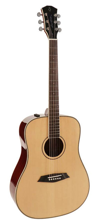 acoustic dreadnought guitar with SIB electronics, natural