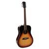 acoustic dreadnought guitar with SIB electronics, vintage sunburst