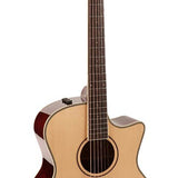 Sire Guitars - A3GSNT - acoustic grand auditorium guitar with SIB electronics and cutaway – Cutaway, Natural
