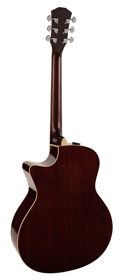 Sire Guitars - A3gsvs - Acoustic Grand Auditorium Guitar with Sib Electronics and Cutaway – Sunburst