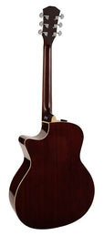 acoustic grand auditorium guitar with SIB electronics and cutaway, sunburst