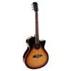 acoustic grand auditorium guitar with SIB electronics and cutaway, sunburst