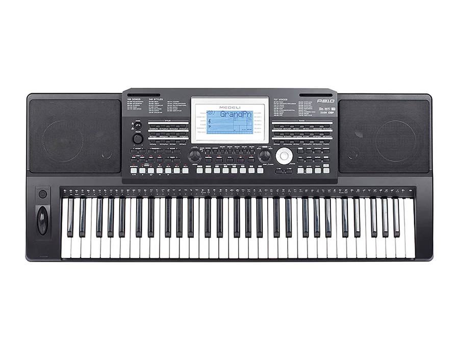 keyboard, 61 touch sensitive keys, 2 x 40 watt