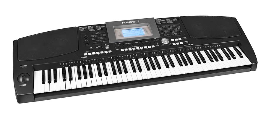 keyboard, 76 touch sensitive keys, 2 x 40 watt