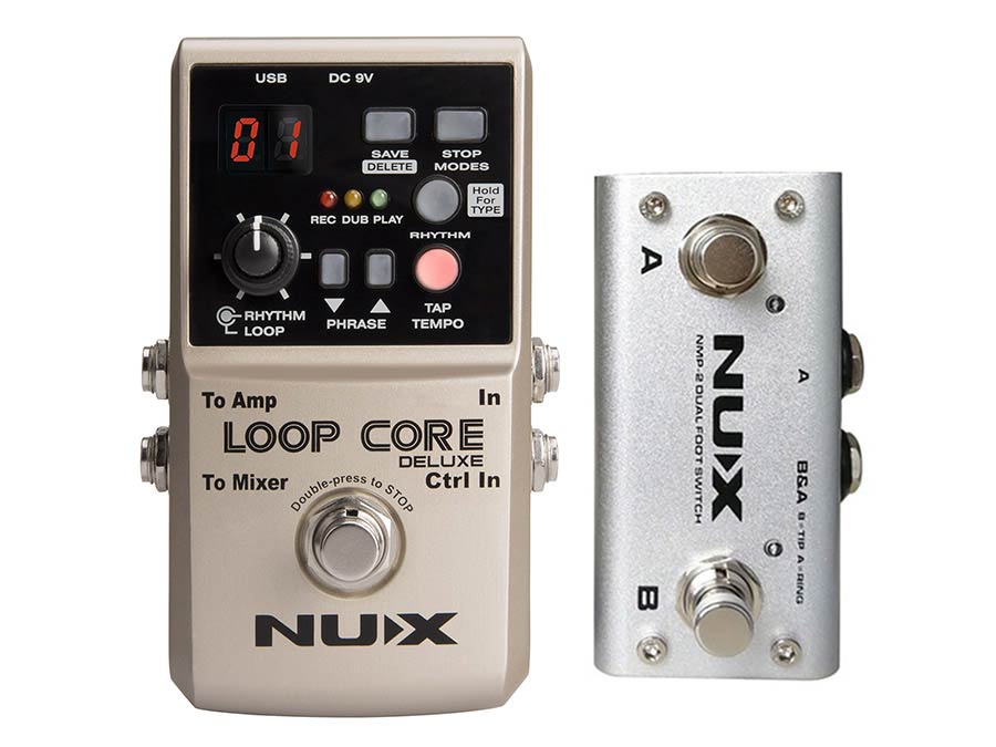 loop pedal bundle LOOP CORE DELUXE, with NMP-2 footswitch(Looper)