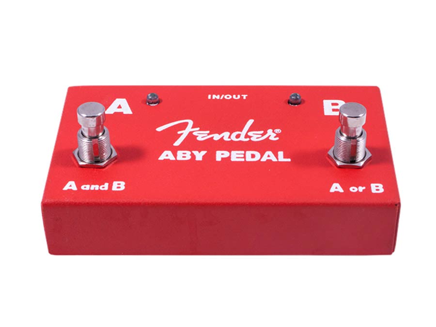 ABY switch pedal, red