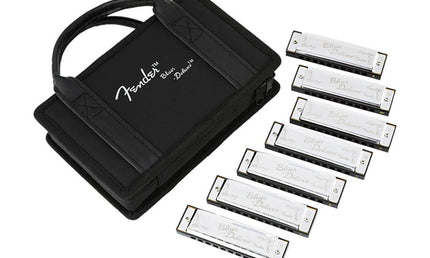 Fender - 990701049 - Blues Deluxe harmonica pack of 7 – Blues