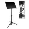 metal music stand, black, solid desk, desk size 48x35cm