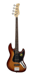 4-string active bass guitar tobacco sunburst