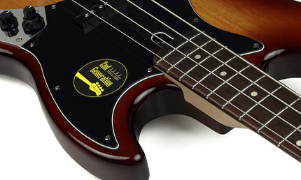 4-string active bass guitar tobacco sunburst