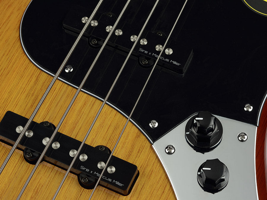 Sire Basses - V3+ 4/ts - 4-String Active Bass Guitar – Tobacco Sunburst