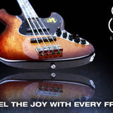 Sire Basses - V3+ 4/ts - 4-String Active Bass Guitar – Tobacco Sunburst