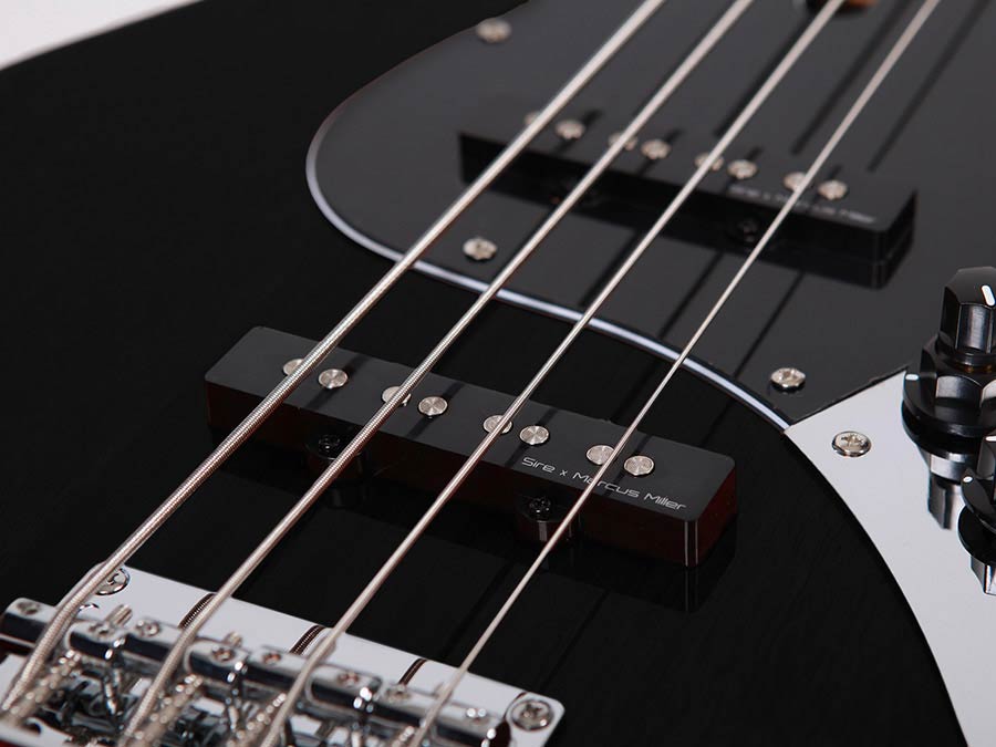 Sire Basses - V3+ 4/bk - 4-String Active Bass Guitar - Black